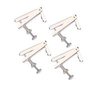 Bnineteenteam Cello Fine Tuners, 4Pcs Cello Tuners Adjuster Metal String Adjusters Cello Tuners Fine Adjuster for 3/4 4/4 Cello, Fine Tuner Violin 4/4 Cello Fine Tuners Performance Accessory