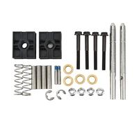 Bnineteenteam Chassis Fuel Tank Fairing Handle Kit, ABS Replacement for VN VNL 2004 2017 with 2pcs Fairing Handle, 2pcs Base, Pin, 4pcs Bushing, E , Screw, Spring, 4pcs ,