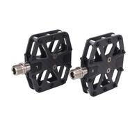 Bnineteenteam Composite Material Bicycle Pedals, Lightweight with Aluminum Pins, Super Grip for Road Bikes, Large Area Hollow Design Cycling Pedals for Road Bikes, Efficient Design, Superior