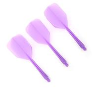 Bnineteenteam Dart Flight and Shaft Dart Flights and Shafts & Lightweight ABS Material Break Resistant 2BA Thread Compatible with All 2BA Barrels for Enhanced (Violet)