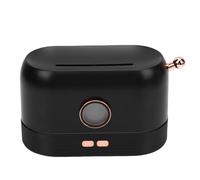 Bnineteenteam Essential Oil Diffuser, 3D Mystical Aromatherapy Diffuser with Colorful Light for Home and Bedroom (Black)