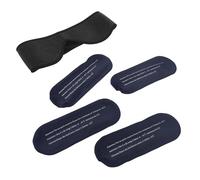 Bnineteenteam Face Ice Pack, Reusable Gel Packs for Facial Recovery Post-Surgery Cold Therapy Comfort, Lightweight Portable Design for Swelling Relief Jaw Chin Procedures (Black)