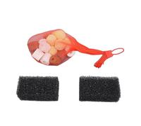 Bnineteenteam Fish Tank Filter Media Bio Balls Color Bacteriological Filter with 2 Extra Black Pads for Aquariums Fish Tanks Ponds