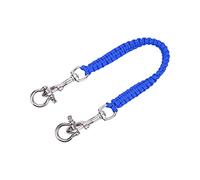 Bnineteenteam Flexible Diving Camera Lanyard,304 Stainless Steel, Corrosion and Rust Resistant, Customer Support, Easily Carry Bulky Camera Equipment, 360° Rotation, with Diving Lanyard, (Blue)