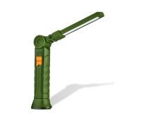 Bnineteenteam Folding Light, Portable 3 in 1 Rechargeable LED Work Light with Magnetic Base, Versatile Illumination for Camping and Emergency Repairs (OD Green)