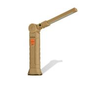 Bnineteenteam Folding Light, Portable 3 in 1 Rechargeable LED Work Light with Magnetic Base, Versatile Illumination for Camping and Emergency Repairs (Khaki)
