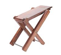 Bnineteenteam Guitar Foot Rest Stool, Adjustable Black Walnut Wooden Guitar Foot Stool Guitar Pedal Stand Performance Accessories
