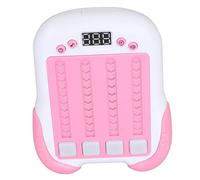 Bnineteenteam Handheld Rhythm Game Machine Kids Interactive Music Toy with Multiple Challenge Modes for Coordination Skills Social Development (Pink)