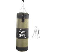 Bnineteenteam Heavy Punching Bag,Training Boxing Bag with Chain for Adults Men Women(Empty) (80cm-Green) Martial Arts Sport Equipment