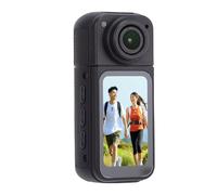 Bnineteenteam Mini Body Camera, ABS Material, 2.7K Video Recording, Handsfree POV Sports Camera for Cycling and Travel (No Card)