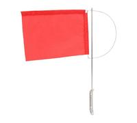Bnineteenteam Monotypes Mast Flag, Wind Indicator Flag Monotypes Marine Mast Wind Indicator Stainless Steel Red Boat for Sailboat Yacht (185 135mm(7972SM