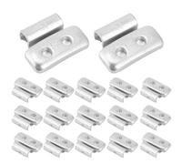 Bnineteenteam P Style Wheel Balance Weights, 15g 0.53oz 100pcs Aluminium Alloy On Counter Balance for Steel Wheels, with Prevent Vibration for Passenger Cars Light Trucks