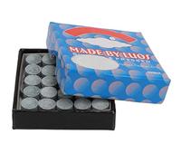 Bnineteenteam Pool Cue Tips, 50Pcs LP American Snooker Tip, Billiard Male Replacement Tip for Daily Use Training(11mm)