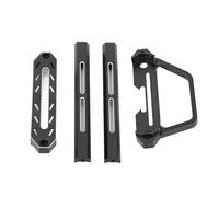 Bnineteenteam RC Car Transmitter Base Protective Bracket, Aluminum Alloy Protector Frame for NB4 Lite NB4 Pro, CNC Machined Durable Cover with Full Enclosure for Racing and Hobby (Black)