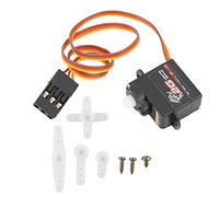 Bnineteenteam RC Digital Servo Set, 2G Digital Servo with Servo Arm Screw Suitable for 1/24 RC Car Fixed-wing, Helicopter, Aircraft