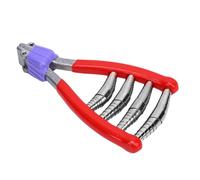 Bnineteenteam Tennis Racket Stringing Machine Clamp, Safe Wide Head Design, 4 Spring Tension Control, Ergonomic Comfortable Handle, Durable Strong Construction, Must-have Stringing Tool, Item (Red)