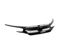 Bnineteenteam Update Style Gloss Black Front Hadiator Grill with Eyelid Headlights for 2016-2018, Direct Replacement for Pieces of the Pieces