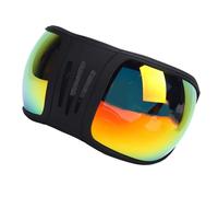Bnineteenteam Windproof Sand-Proof Protection Horse Racing Goggles, Adjustable Strap, Bone-Contoured Fit Frame, Impact-Lens Cover, Quick-Release Cleaning Access with Sponge Padding for (Red)