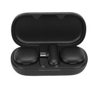 Bnineteenteam Wireless Microphone, AI Noise Cancelling Lavalier Mics System with 400mAh Charging Box/Cover for Podcast and Video Recording