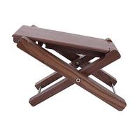 Bnineteenteam Wood Guitar Footstool, Folding Classical Foot Rest with Solid Wood Anti-Skid Foot Rest Pedal Performance Accessory