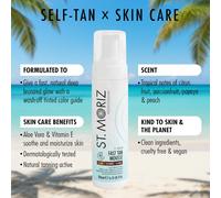 BNIP St. Moriz Professional Tanning Mousse Fast Tan 200ml 1-3 Hrs