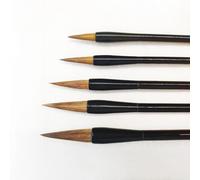 bnjlSDATwr painting brushes, Chinese calligraphy brush,painting,Calligraphy BrushChinese,Five Brush Sets Four Treasures of Study and Painting Supplies