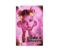 BNJYOPL Beabadoobee Fake It Flowers Album Personalized Art Poster Canvas Poster Wall Art Decor Living Room Bedroom Decoration Posters 12x18inch(30x45cm) Unframe-style