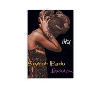 BNJYOPL Erykah Badu Baduizm Music Album Art Personality Poster Canvas Poster Wall Art Decor Living Room Bedroom Decoration Posters 16x24inch(40x60cm) Unframe-style