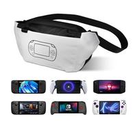 BnLnHOGVR Carrying Case Compatible with Lenovo Legion Go/Steam Deck/Asus Rog Ally Gaming Handheld and Accessories, Sling Bag Fit Original Stand, Adapter, Headphones for Travel and Home Storage