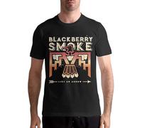 BNMKHCXSDRT BlackBerry Smoke Let It Burn Men's Funny Graphic T-Shirt Tops Hemden(Medium)