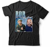 BNMKHCXSDRT Bob Mortimer Appreciation Tshirt Unisex Funny Comedy Comic Short Sleeve Hemden(3X-Large)