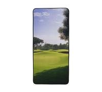 bnmklda Golf Course art Printed Coral Velvet Bath Towel 69x140cm Black - Fluffy Quick-Dry Towel for Home Bathroom Travel Swimming Beach