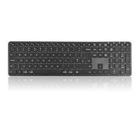 Bnnwa K925 Wireless Bluetooth Keyboard Multi-Device Full Size Wireless Keyboard with Number Pad,Ultra-Thin Silent Multimedia Key board Quiet Typing for Windows/PC/Laptop/Phone