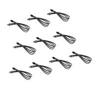 Bnojjellol Reflective Bungee Cord Set, 65cm | Rear Rack Bundles, Braided Elastic Hooks for Motorcycle Bike Backpack Hauling