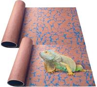 BNOSDM 2 PCS Reptile Carpet Mat Terrarium Liner Bedding Reptile Cage Mat Supplies for Tortoise Lizard Leopard Gecko Snake Chameleon 19.7" x 11.8"