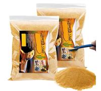 BNOSDM 2PCS Reptile Sand Bearded Dragons Substrate Sands Lizard Terrarium Bedding Desert Blend for Snakes Geckos Chameleon Tortoise Frogs Scorpion Invertebrates Amphibian 2.2lb (Yellow)
