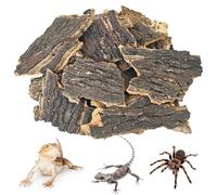 BNOSDM Reptile Cork Bark Substrate 32oz Lizard Bedding for Habitat Natural Flat Cork Wood Bulk Terrarium Reusable Bark Pieces for Chameleon, Ball Python, Crested Gecko, Spider, Tortoise, Tree Frog