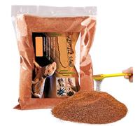 BNOSDM Reptile Sand Bearded Dragons Substrate Sands Lizard Terrarium Bedding Desert Blend for Snakes Geckos Chameleon Tortoise Frogs Scorpion Invertebrates Amphibian 2.2lb (Orange)