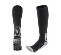 BNPHSIN Football Socks for Men, Black Football Socks, Gain the Edge Grip Socks Non-Slip Sports Knee High Grip Socks for Football, Basketball, Volleyball, Running, Traveling and Other Sports