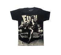 bnq Elvira T-Shirt Comic Mobile Unisex Gothic Mistress of Dark Tee-L Black