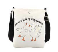 BNQ Silly Goose Crossbody Bag Silly Goose Gifts Goose Lover Gift Silly Goose Merch We'Re a Pain Of Silly Goose Shoulder Bag
