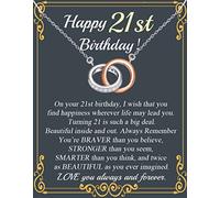 BNQL 21st Birthday Gifts Necklace for Her 21 Year Old Birthday Gifts 21st Birthday Jewelry for Daughter Niece Sister Friends (21st birthday necklace)
