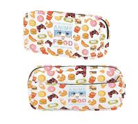 BNQL Anime Food Pencil Case If It Doesn't Have To Do With Anime Or Food Then I Don't Care Gaming Gift Funny Gamer Gifts Pencil Bag