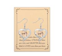 BNQL Archery Earrings Archery Gifts for Archery Lovers Bow Hunting Gift Earring Archer Gift Archery Target Earrings