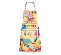 BNQL Art Teacher Apron Artist Apron with Pockets Art Teacher Gifts for Artist Lovers Art Apron for Teacher Appreciation Gifts