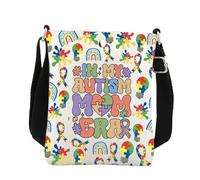 BNQL Autism Mom Crossbody Bag Autism Awareness Mom Gifts for Autism Mom Gifts In My Autism Mom Era Gifts Autism Crossbody Purse