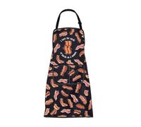 BNQL Bacon Apron Bacon Gifts for Bacon Lovers Apron I Love The Smell Of Bacon On a Woman Bacon Cooking Apron with Pockets