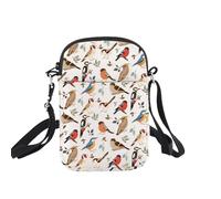 BNQL Birding Crossbody Bag Bird Lover Gifts for Birders Birdwatchers Birdwatching Gift Ornithology Gifts Bird Crossbody Purse