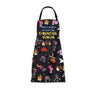 BNQL Broadway Cooking Kitchen Apron Musical Theater Gifts Broadway Lover Gifts Don't Make Me Use My Theatre Voice Broadway Apron