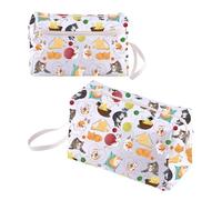 BNQL Cat Crochet Bag Cute Cats Gifts for Cat Lover Yarn Storage Organizer Bag Crocheting Knitting Bags for Crocheting Project